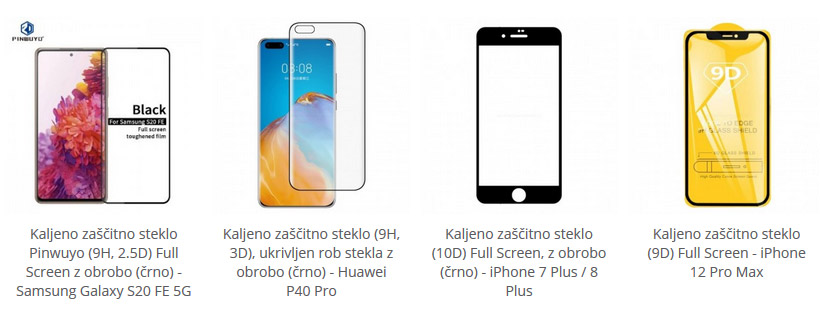 Kaljena zaščitna stekla